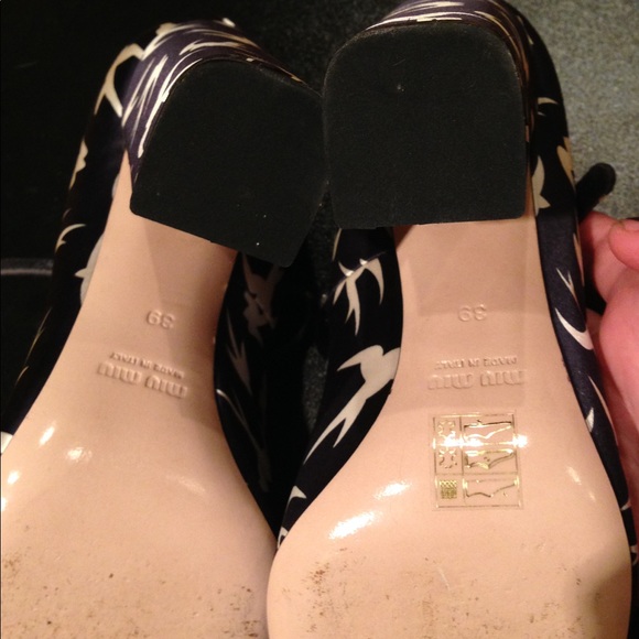 MIU MIU SPARROW MARY JANE HEELS - Picture 3 of 7